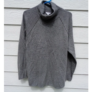 J. Jill Gray Cotton Wool Sweater Womens Large 40 Chest
