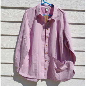 Duluth Trading Lavender Gardening Shirt 1X NEW