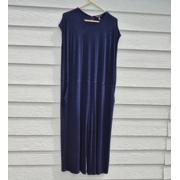 Eileen Fisher Navy Blue Jumpsuit Romper Womens XL Wide Leg