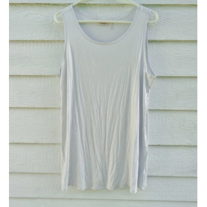 LOGO Layers Lori Goldstein Lt Gray Tank Top XL A283109 XLK