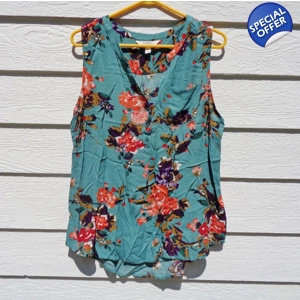 Market & Spruce Green Top XL 42 Chest