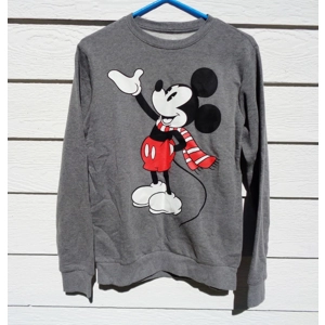 Mickey Mouse Gray Sweat Shirt Small NWT