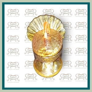 Glass Turkey Candy Dish