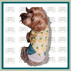 Pineapple Dog Scarf