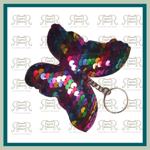 multicolored Butterfly Keychain