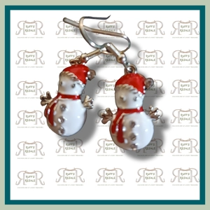 Snowman Earrings