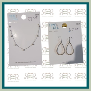 Hypoallergenic Earing and Necklace Set