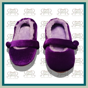 Royal Purple Slippers Size 2/3