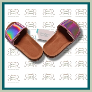 Pink Iridescent Sandals Size 13