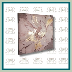 Gold Flower canvas set