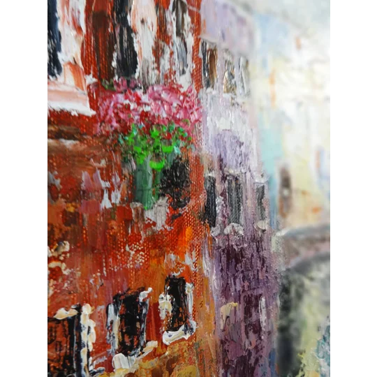 Venice Italy – Original Impasto Oil Painting on Canvas