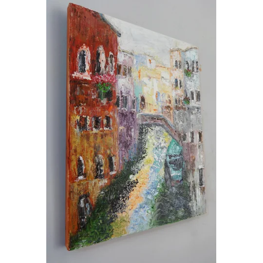 Venice Italy – Original Impasto Oil Painting on Canvas