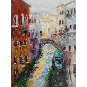 Venice Italy – Original Impasto Oil Painting on Canvas