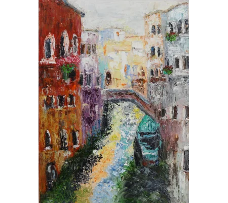 Venice Italy – Original Impasto Oil Painting on Canvas