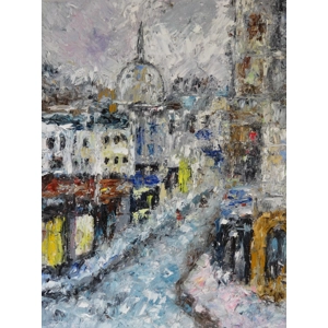 Montmartre Paris Impasto Oil Painting