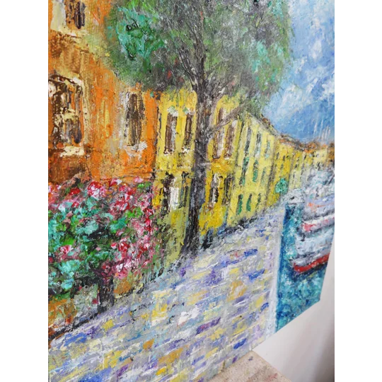 SOLD - Toscolano Maderno Lake Garda Oil Painting