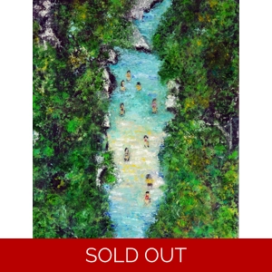 Acheron River Greece Oil Painting