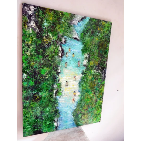Acheron River Greece Oil Painting