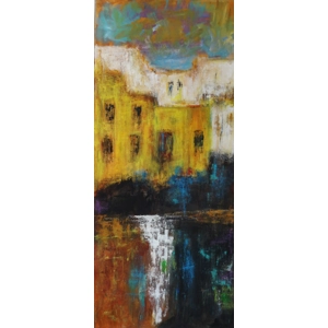 Abstract Cityscape Mixed Media Painting Abstract Cityscape Mixed Media Painting
