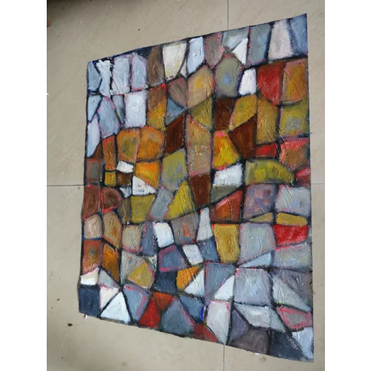 Mosaic on the Wall Oil Painting