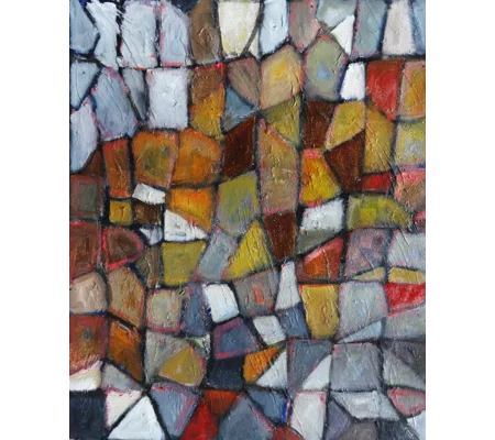Mosaic on the Wall Oil Painting