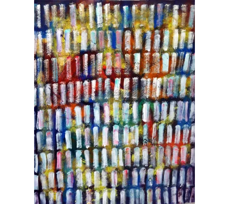 Hues Within Thoughts – Abstract Acrylic Painting