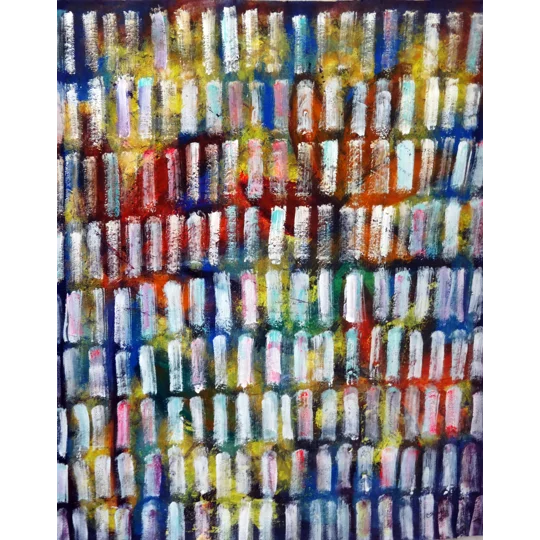Hues Within Thoughts – Abstract Acrylic Painting