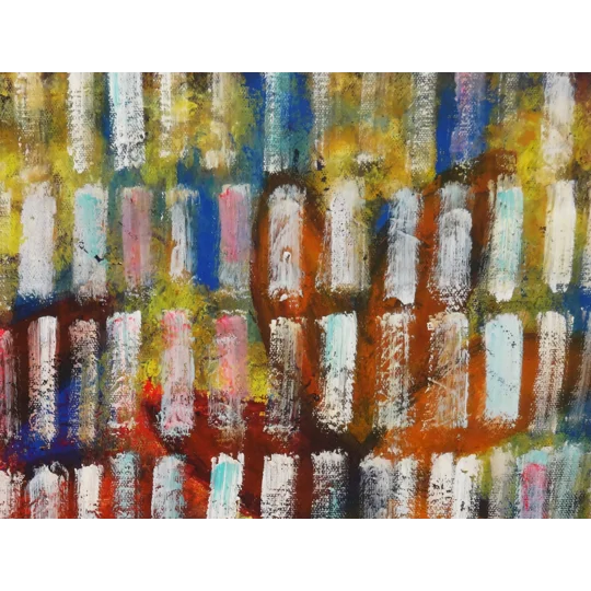 Hues Within Thoughts – Abstract Acrylic Painting