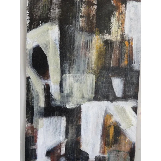 Imaginations Abstract Diptych Acrylic Paintings