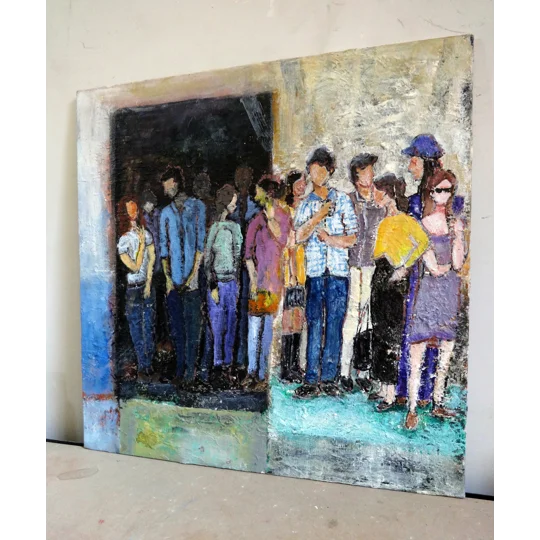 The People – Acrylic Painting
