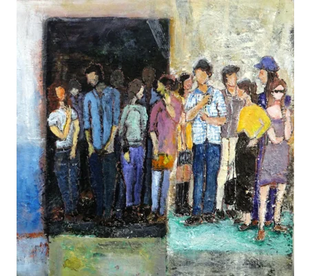 The People – Acrylic Painting