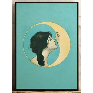 Canvas Art Print - Art Nouveau 'Dear Old Dixie Moon' (3 Sizes)
