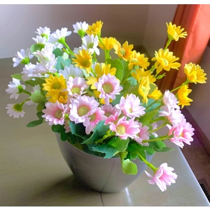 Faux Flowers - Daisy Bouquet (3 colors)