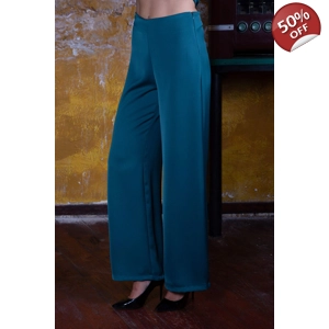 Μακριά παντελόνα φαρδιάς γραμμής