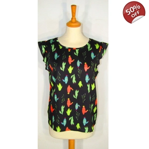 Τοπάκι με βολάν και κάκτους