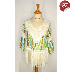 Μπλουζάκι παραλίας με κρόσια