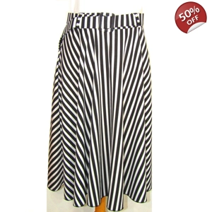 Μίντι φούστα ριγέ