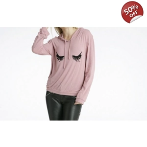 Μπλούζα λεπτή με κουκούλα