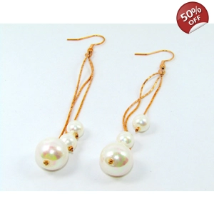 Σκουλαρίκια κρεμαστά πέρλες