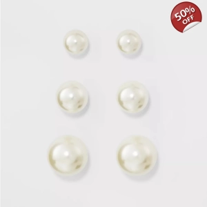 Σκουλαρίκια Πέρλες - Κλασικά Μαργαριτάρια