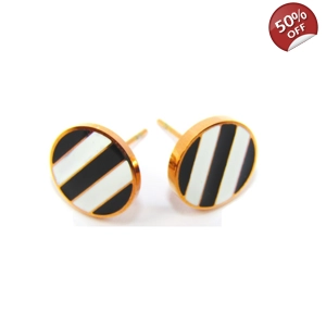 Σκουλαρίκια ριγέ