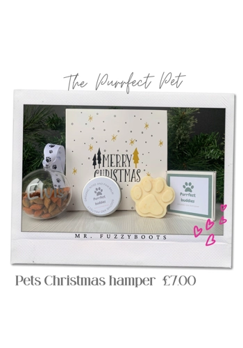 Pet Christmas hamper, organic, dogs, cats