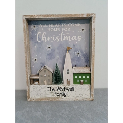 Light Up Christmas Wall Art