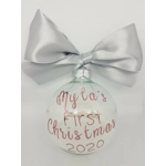 My Frist Christmas as...... Glass Bauble