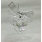 Worlds Best...... Heart Glass Bauble