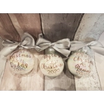 My Frist Christmas as...... Glass Bauble