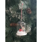 Pet Dog Cute Glass Cloche Bauble