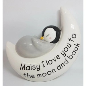Penguin Moon Ceramic Mo..