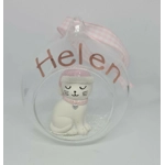 Cat Glass Bauble