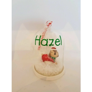 Pet Dog Cute Glass Cloche Ba..